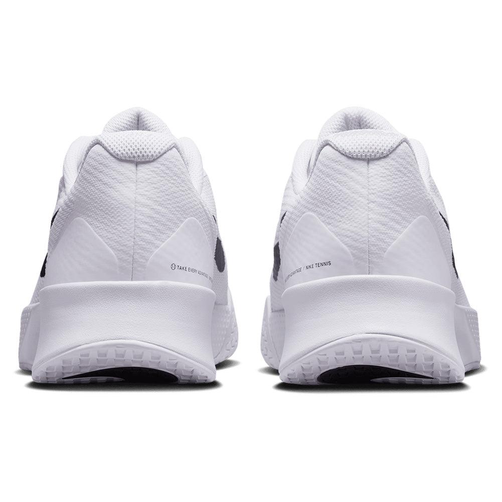 Men`s Vapor Lite 3 Tennis Shoes White and Black NIKE