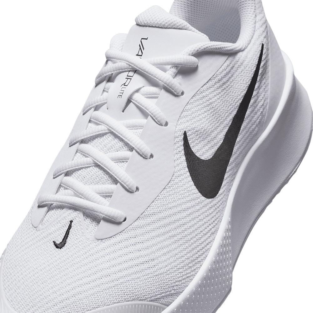 Men`s Vapor Lite 3 Tennis Shoes White and Black NIKE