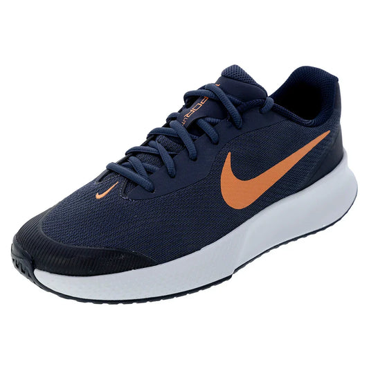 Men`s Vapor Lite 3 Tennis Shoes Thunder Blue and Obsidian NIKE 6 ROYAL