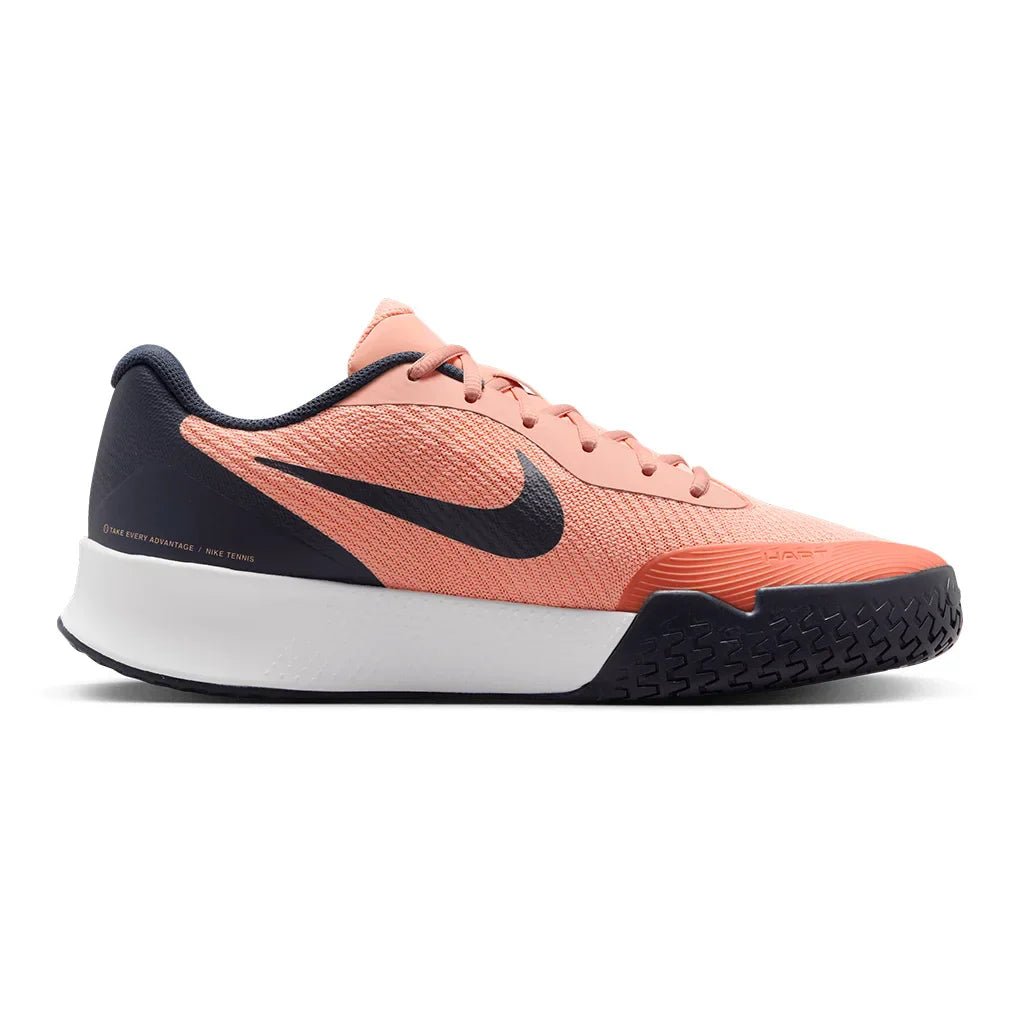 Men`s Vapor Lite 3 Tennis Shoes Apricot Agate and Obsidian NIKE