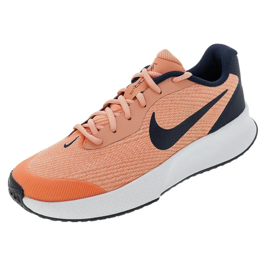 Men`s Vapor Lite 3 Tennis Shoes Apricot Agate and Obsidian NIKE 6 Orange