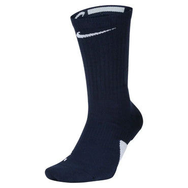 Men`s Elite Crew Tennis Socks Socks NIKE Navy/Wh S