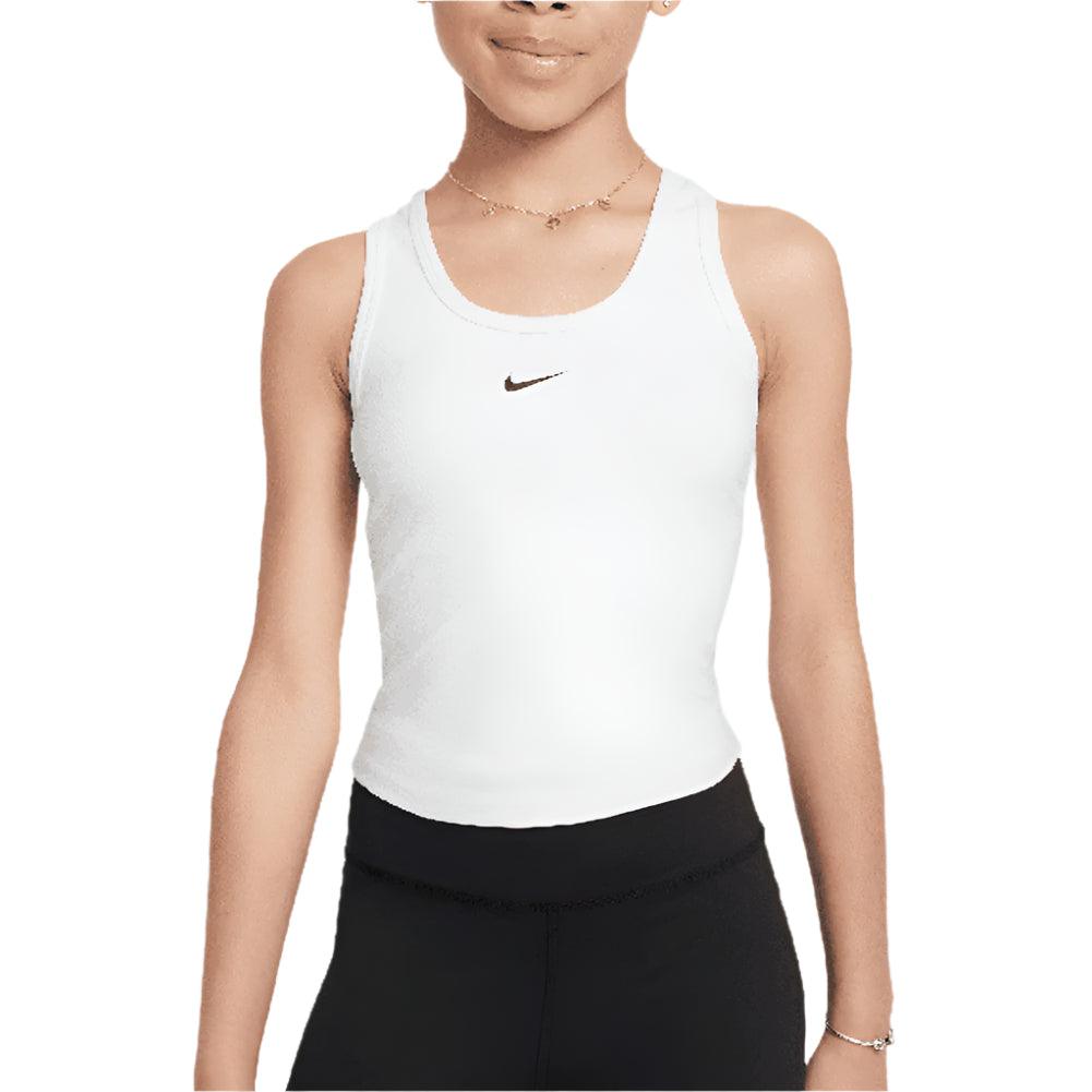 Girls' One Dri-Fit Tennis Tank NIKE White XS