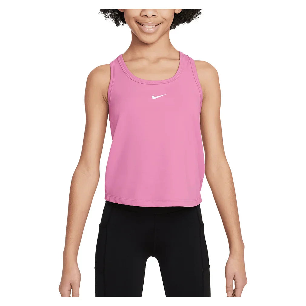 Girls` Dri-FIT One Training Tank NIKE XS 646_MAGIC_FLAMINGO