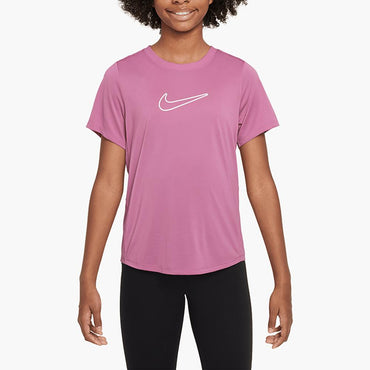 Girls' Fitted Dri-FIT Short-Sleeve Top Magic Flamingo Girls Apparel NIKE XS