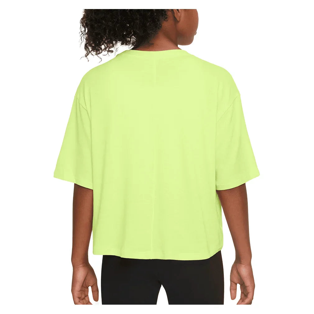 Girls` One Relaxed Dri-FIT Short-Sleeve Top NIKE