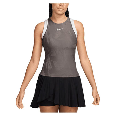 Women`s Melbourne Dri-Fit Slam Tennis Tank NIKE XS Dark Grey