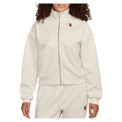 Women`s Court Dri-FIT Heritage Windrunner Poly Knit Jacket Pale Ivory NIKE XS Pale Ivory