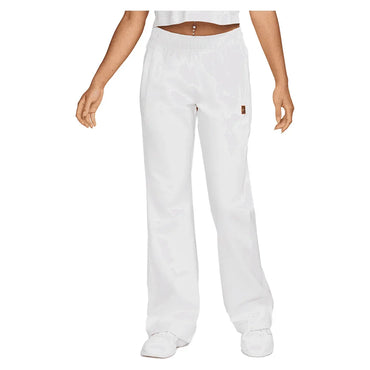 Women`s Court Dri-FIT Heritage Windrunner Poly Knit Pant NIKE XS WHITE/WHITE