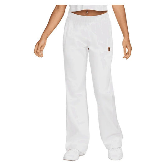 Women`s Court Dri-FIT Heritage Windrunner Poly Knit Pant NIKE XS WHITE/WHITE