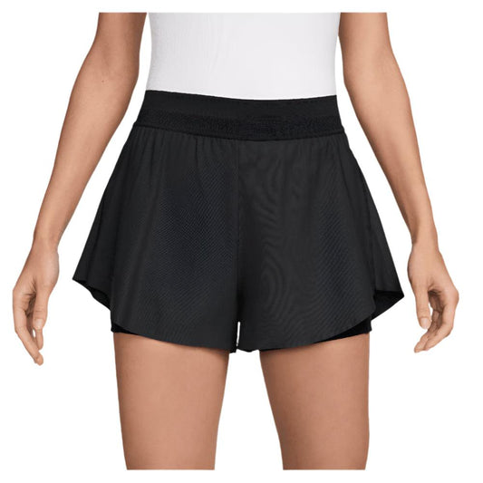 Women's Dri-Fit Advantage Ace Tennis Shorts NIKE Black XS