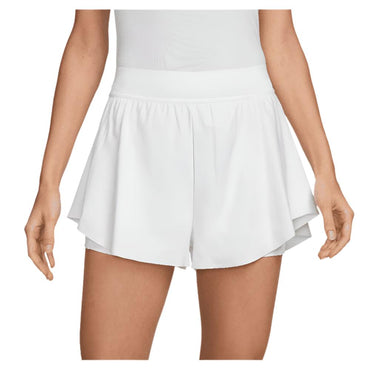 Women's Dri-Fit Advantage Ace Tennis Shorts NIKE White XS
