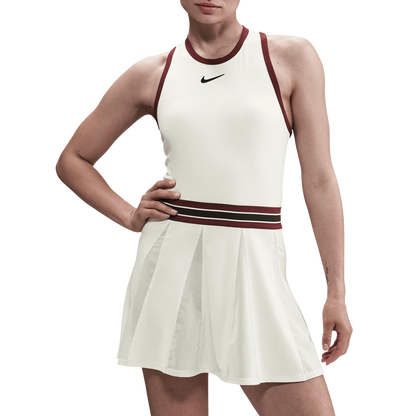 Women`s Paris Court Dri-FIT Slam Tennis Dress NIKE XL 110_PALE_IVORY/RD