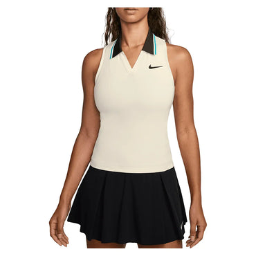 Women`s Paris Court Dri-FIT Slam Tennis Tank NIKE XS 110_PALE_IVORY/CT