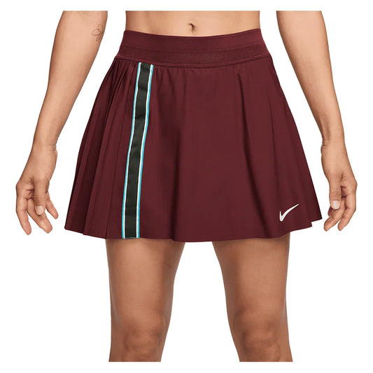 Women`s Paris Court Dri-FIT Slam High Rise Tennis Skort NIKE XS Dark Red