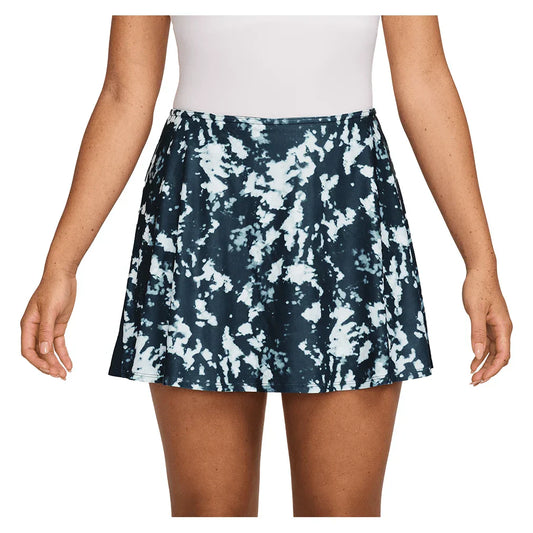 Women`s Dri-FIT Victory Flouncy 15" Print Tennis Skort Armory Navy and White NIKE XS ARMORY_NAVY/WT