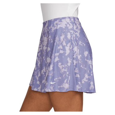 Women`s Dri-FIT Victory Flouncy 13" Print Tennis Skort Lilac Ice and White NIKE