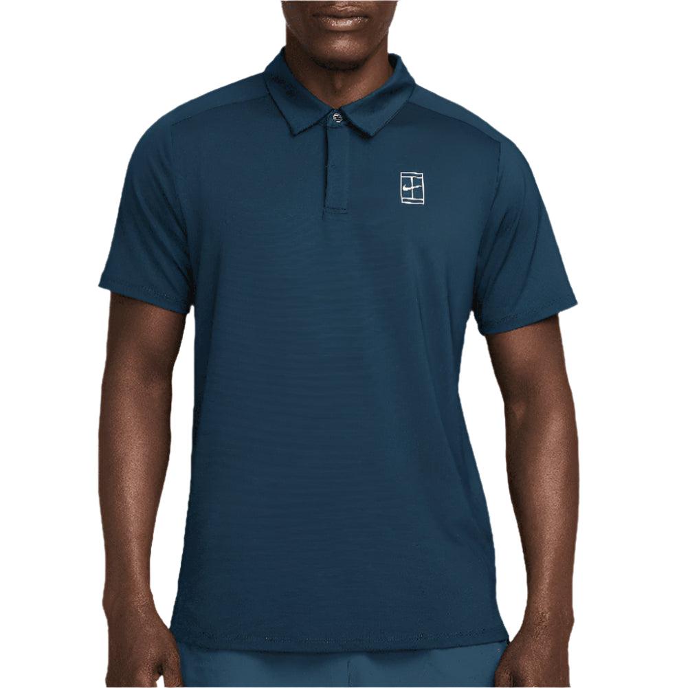 Men`s Dri-Fit Advantage Tennis Polo MENS APPAREL NIKE Blue XS