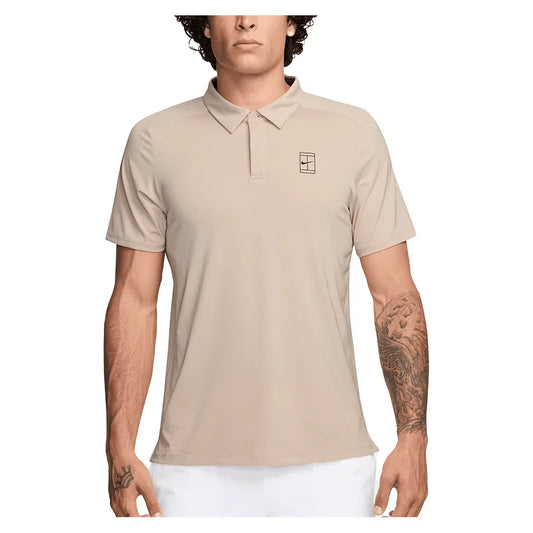 Men`s Court Dri-FIT Advantage Tennis Polo NIKE XS 126_SANDDRIFT/LT_TN