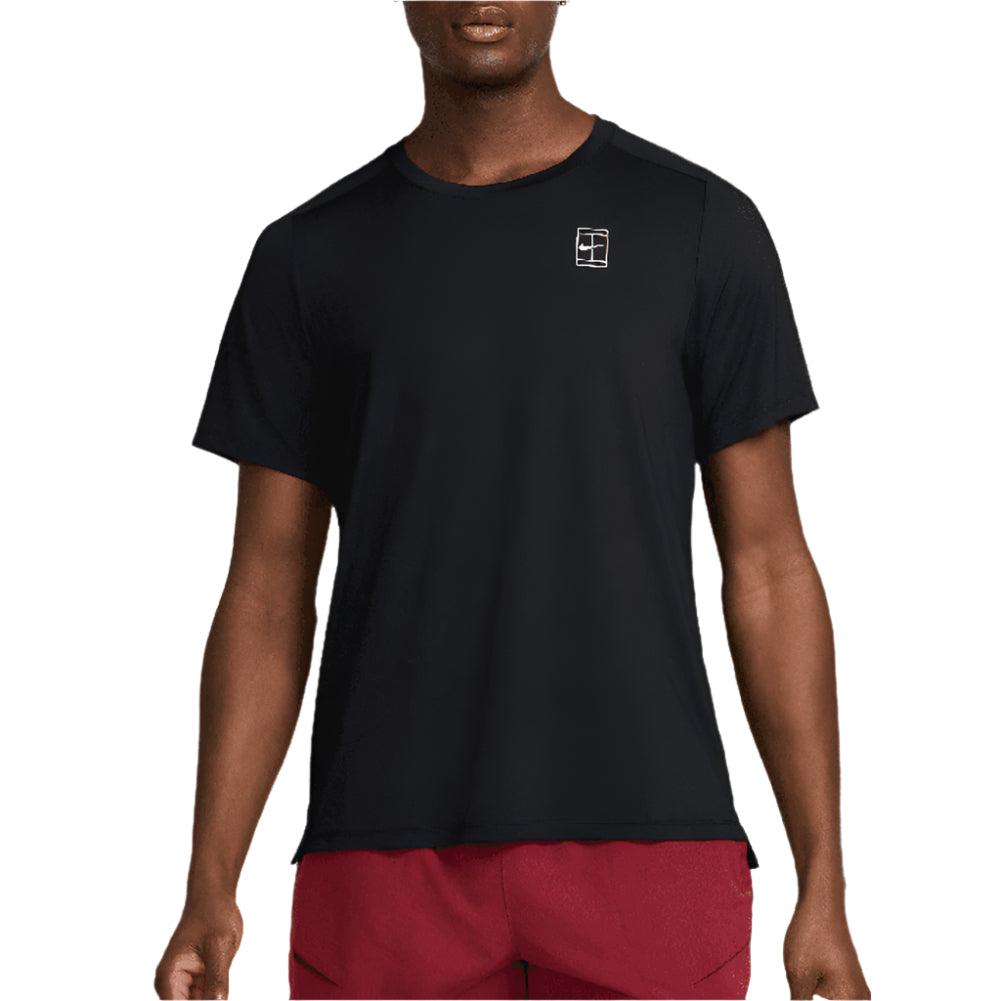 Men`s Dri-Fit Advantage Tennis Top NIKE Black XS