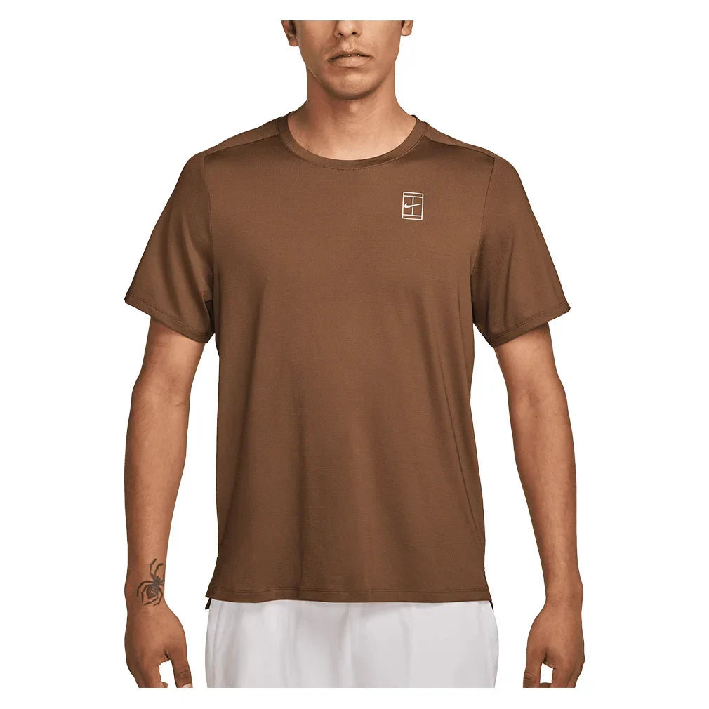 Men`s Court Dri-FIT Advantage Tennis Top NIKE XS 281_LT_BRITISH_TAN