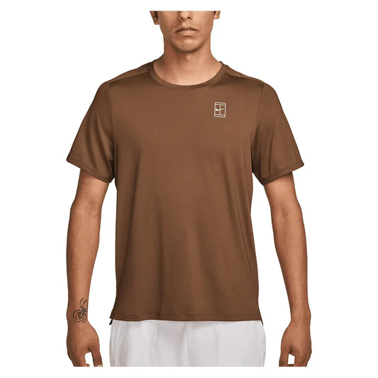 Men`s Court Dri-FIT Advantage Tennis Top NIKE XS 281_LT_BRITISH_TAN