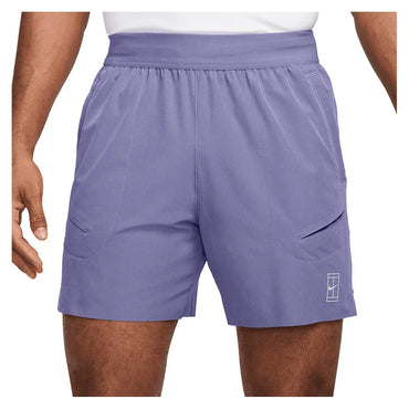 Men`s Court Dri-FIT Advantage 6 Inch Tennis Short NIKE XS 527_DUSTY_AMETHYST