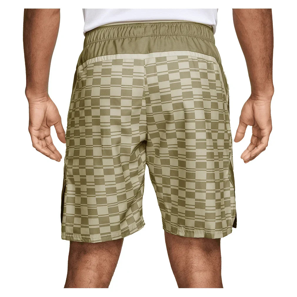 Men`s Court Dri-FIT Victory 9 Inch All Over Print Tennis Short NIKE