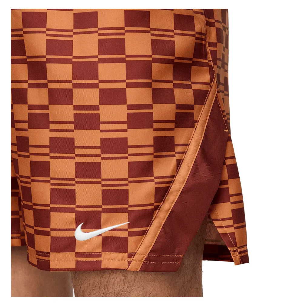 Men`s Court Dri-FIT Victory 9 Inch All Over Print Tennis Short NIKE