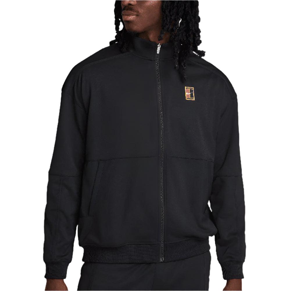 Men`s Heritage Tennis Jacket MENS APPAREL NIKE Black M