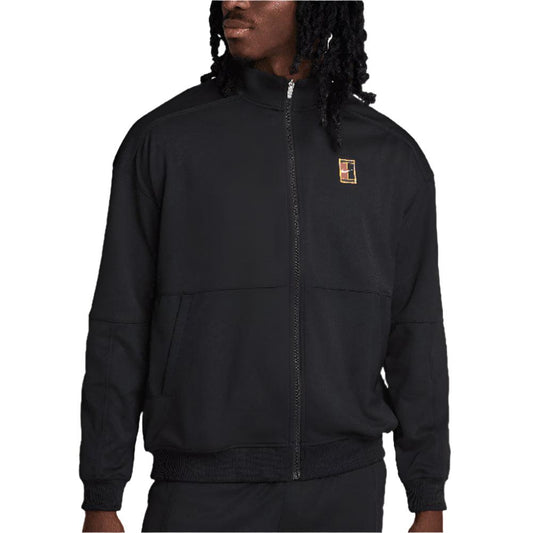 Men`s Heritage Tennis Jacket MENS APPAREL NIKE Black M