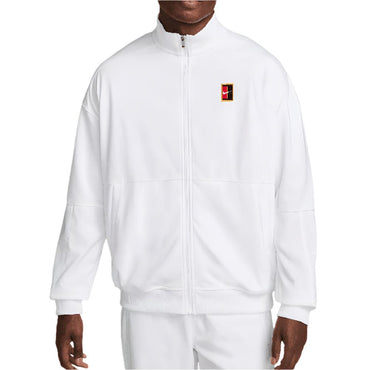 Men`s Heritage Tennis Jacket MENS APPAREL NIKE White XS