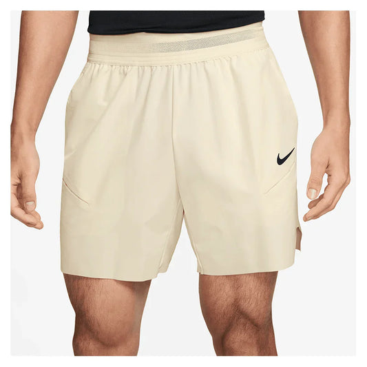 Men`s Paris Court Dri-FIT Slam 6" Tennis Short NIKE XS 110_PALE_IVORY/BK