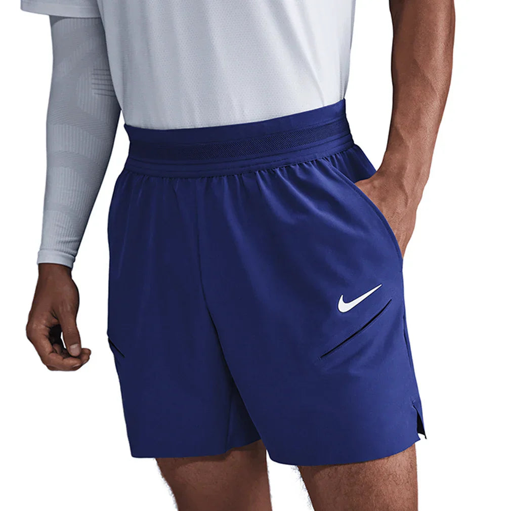 Men`s Paris Court Dri-FIT Slam 6" Tennis Short NIKE XS 539_DEEP_NIGHT/WT