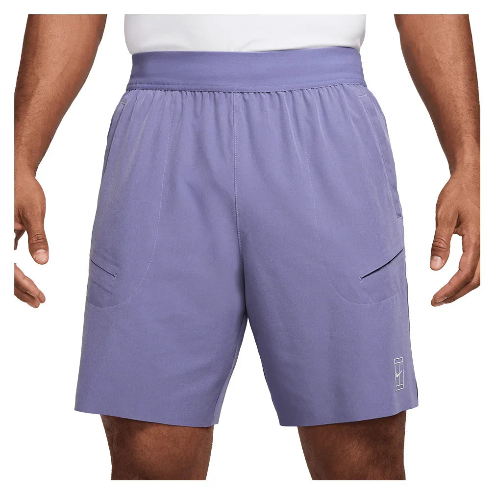 Men`s Court Dri-FIT Advantage 8 Inch Tennis Short NIKE XS 527_DUSTY_AMETHYST