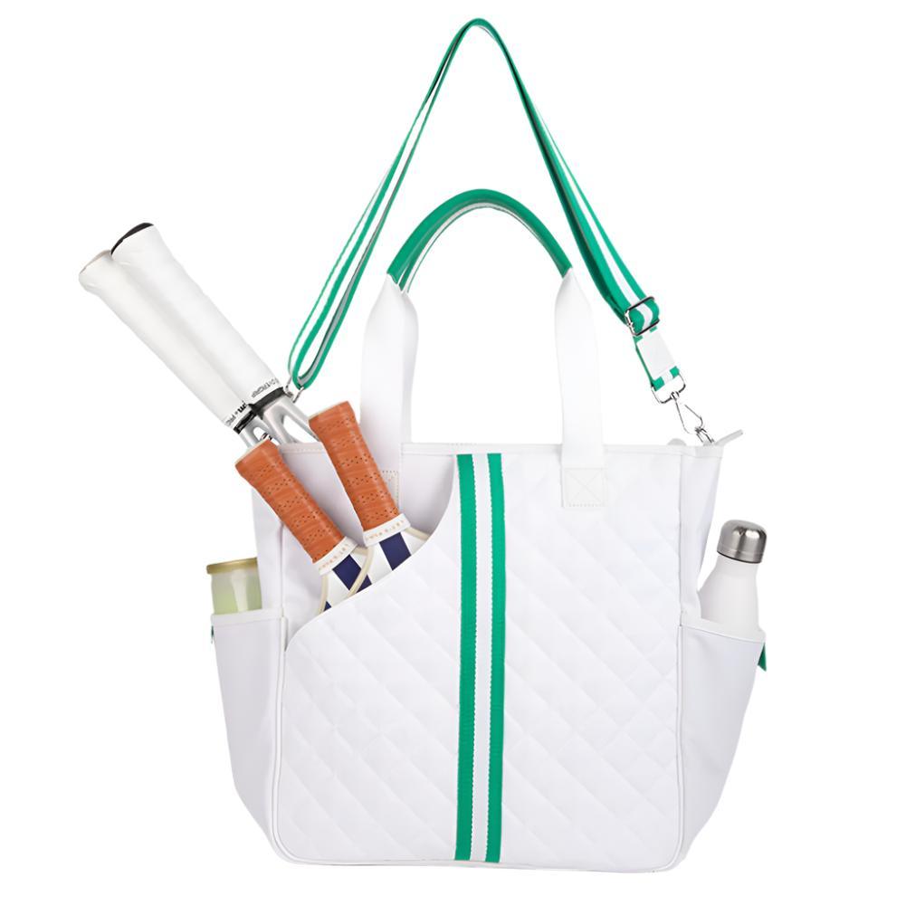 Belle Pickleball and Tennis Tote White TRELLE AND CO. White