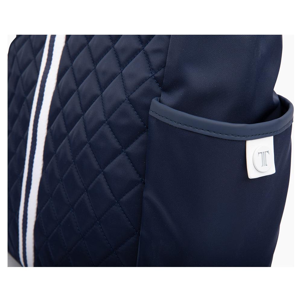 Belle Pickleball and Tennis Tote Navy TRELLE AND CO.