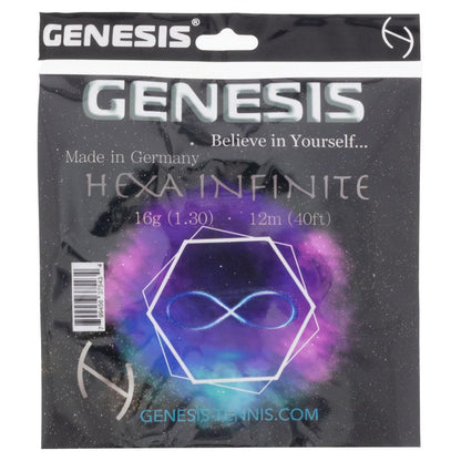 Hexa Infinite 1.30 Black Tennis String Strings GENESIS