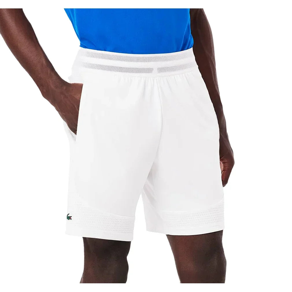 Men`s On Court Unlined Tennis Short Blanc LACOSTE