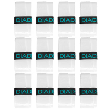 Pro Feel Tennis Overgrip 12 Pack White Grips DIADEM