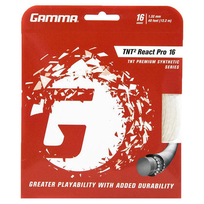 TNT2 React Pro Tennis String Strings GAMMA 17
