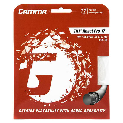 TNT2 React Pro Tennis String Strings GAMMA