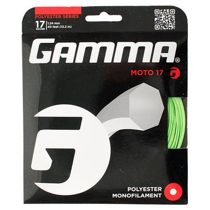 Moto 17G Tennis String Lime Strings GAMMA