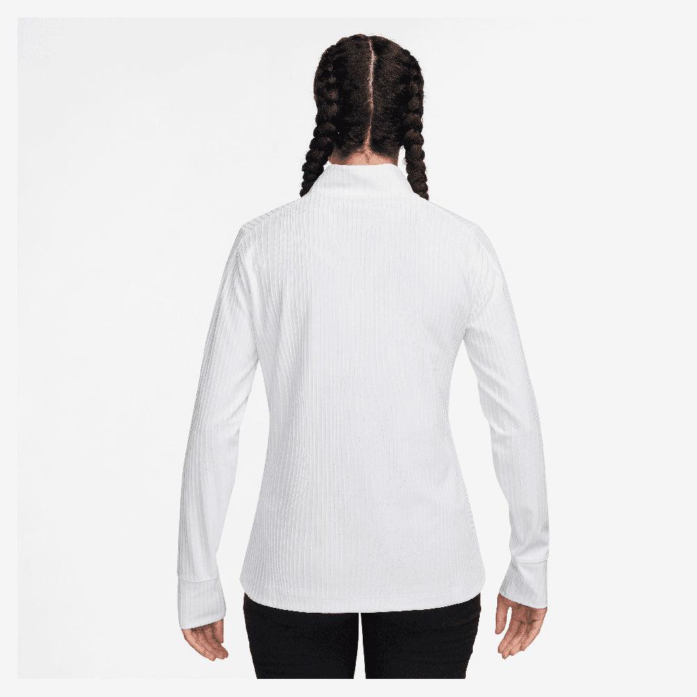 Women`s Dri-Fit Advantage Tour 1/2 Zip Long Sleeve Tennis Top NIKE