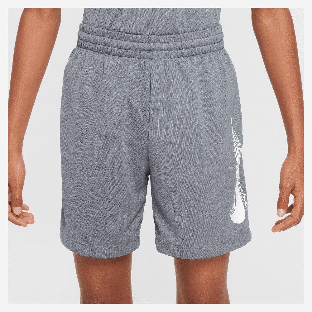 Boys' Dri-Fit Multi Woven Tennis Short NIKE XS 084_SMOKE_GREY/WHITE