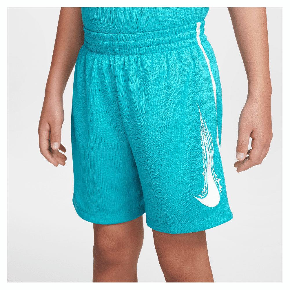 Boys' Dri-Fit Multi Woven Tennis Short NIKE XS 345_DUSTY_CACTUS/WHT