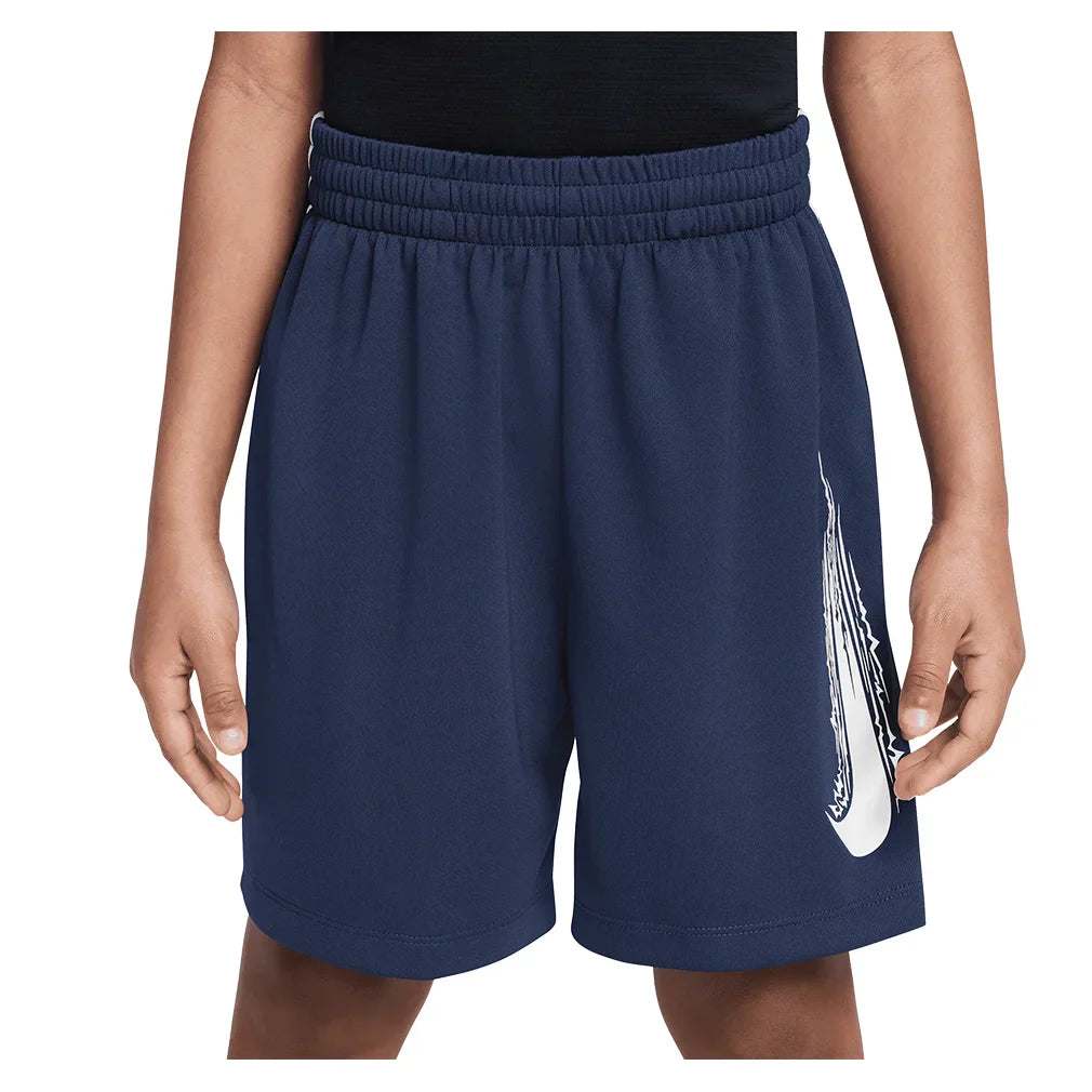 Boys` Dri-FIT Multi Woven Training Short NIKE XS 410_MIDNIGHT_NAVY