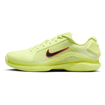 Men`s Vapor 12 Hypersmash Tennis Shoes Light Lemon Twist and Black NIKE