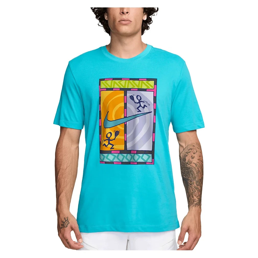Men`s OC Court Dri-FIT Tennis Tee NIKE S 345_DUSTY_CACTUS