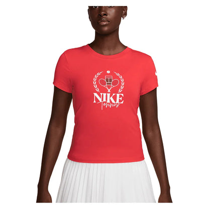 Women`s Paris Dri-FIT Slam Tennis Tee NIKE XS 696_LT_CRIMSON